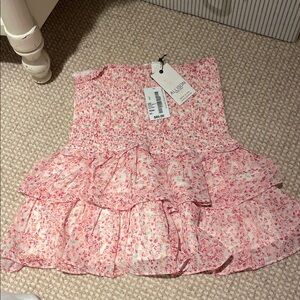 Allison Pink Floral Women's Skirt